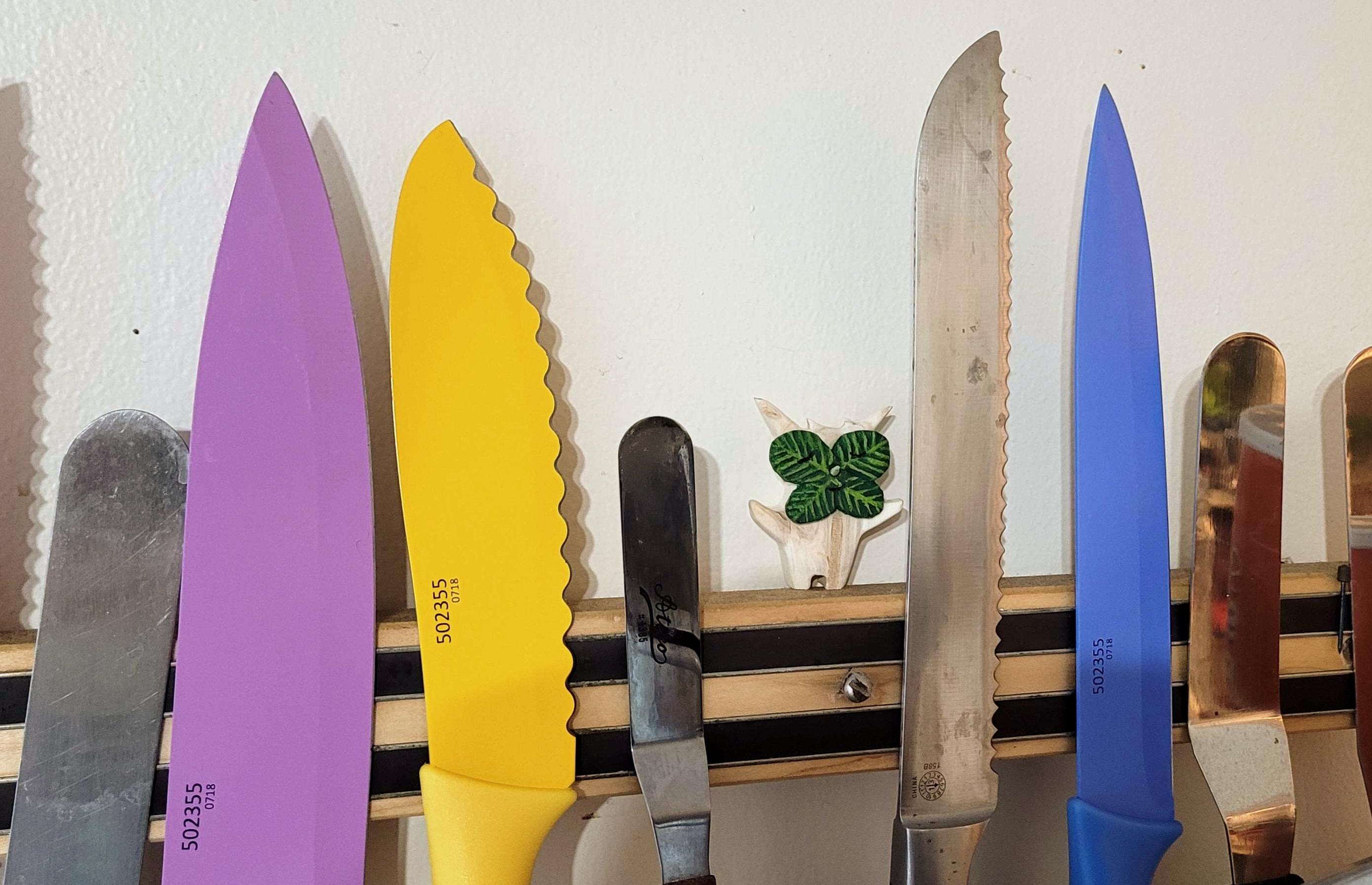 the finished korok hiding in the knife rack