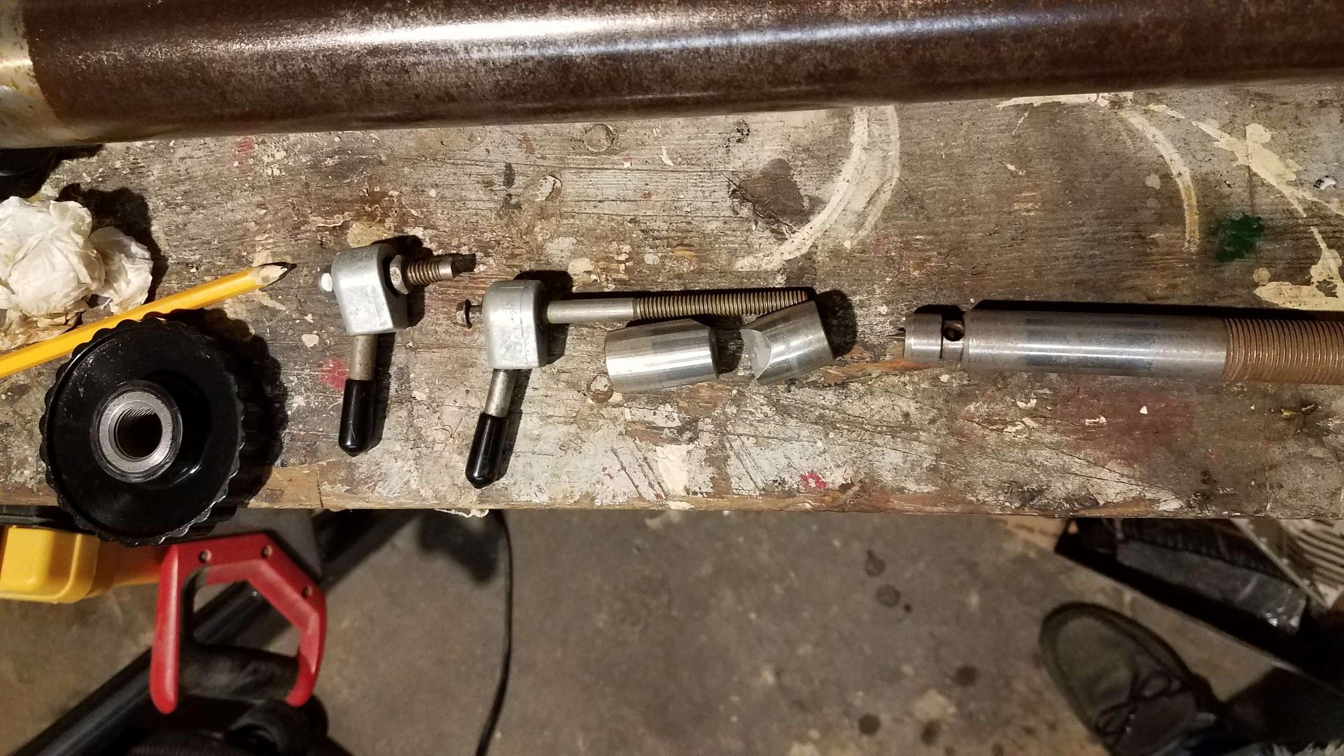 the cleaned-up removable hardware