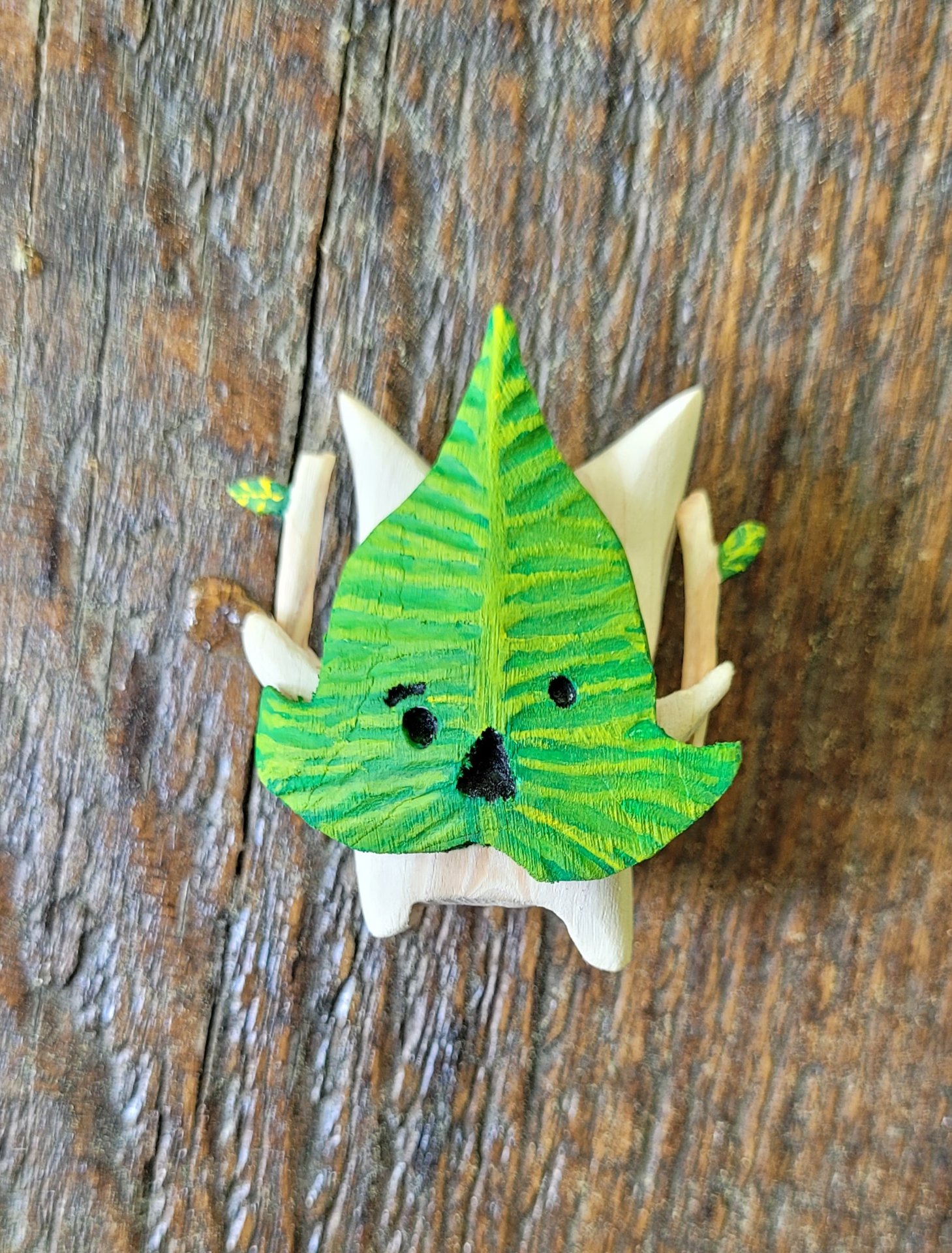 the finished korok all painted up and ready to hide
